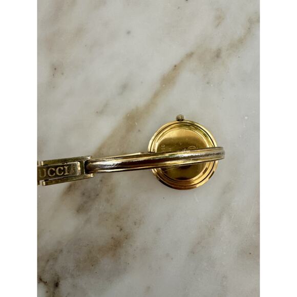 Vintage GUCCI Change Bezel Womens Gold Watch - Picture 5 of 11